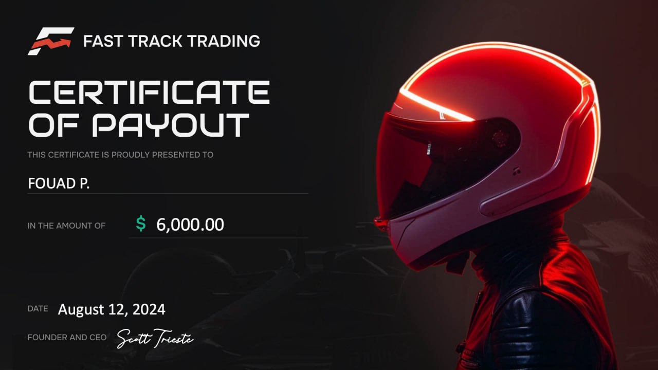 Fouad — retrait $6 000 via Fast Track Trading